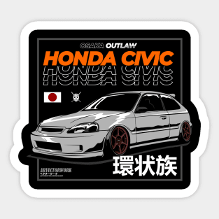 honda civic hatchback Sticker